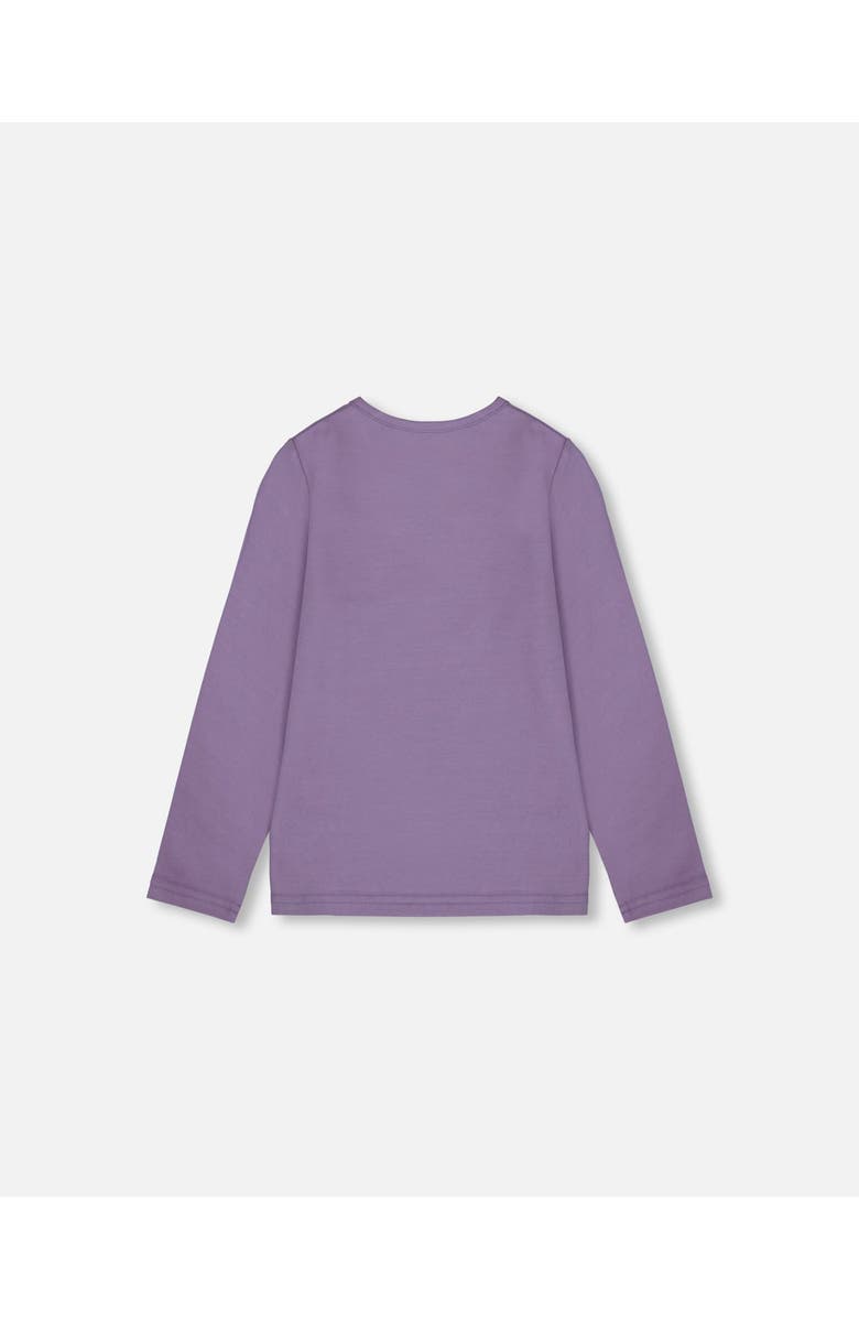 Deux par Deux Organic Cotton Jersey Top, Alternate, color,