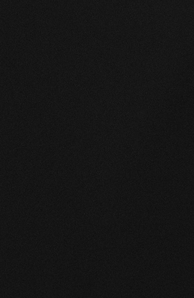 Xscape Evenings Lace Detail Off the Shoulder Sheath Gown, Alternate, color, Black