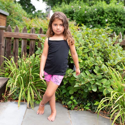 Worthy Threads Girls Biker Shorts In Dino