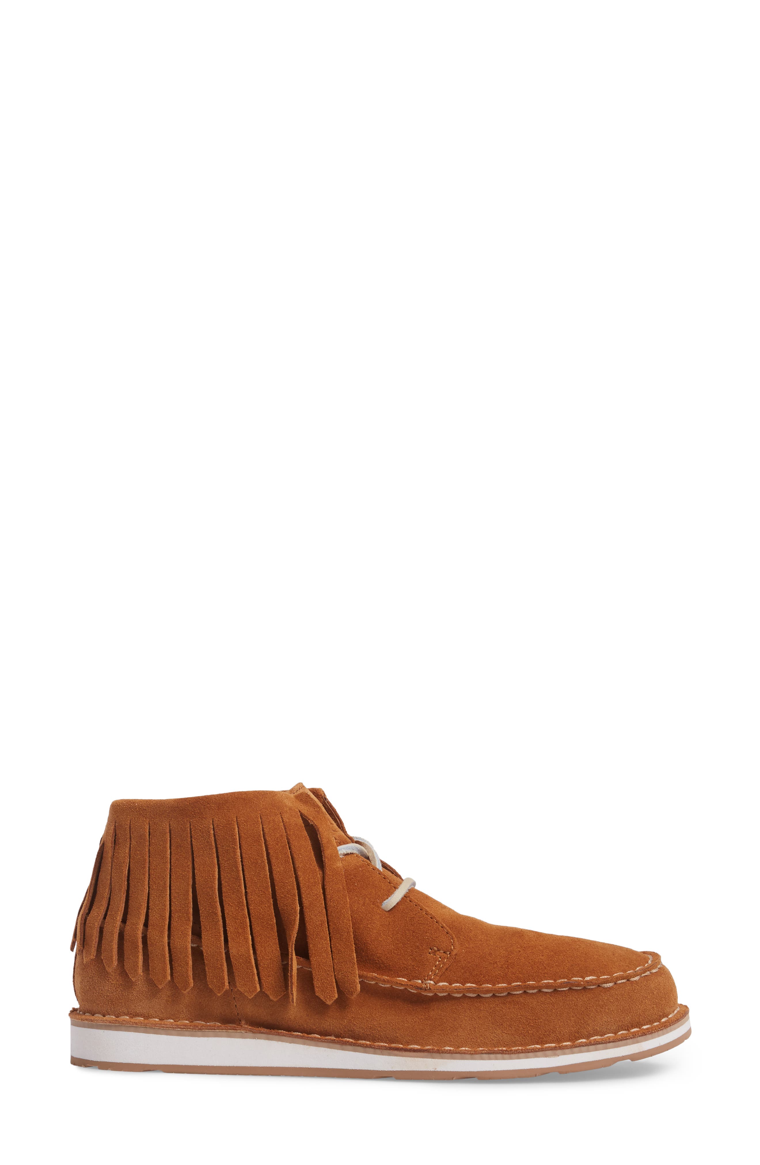 Cruiser Fringe Chukka Boot, Alternate, color, HARVEST SUEDE