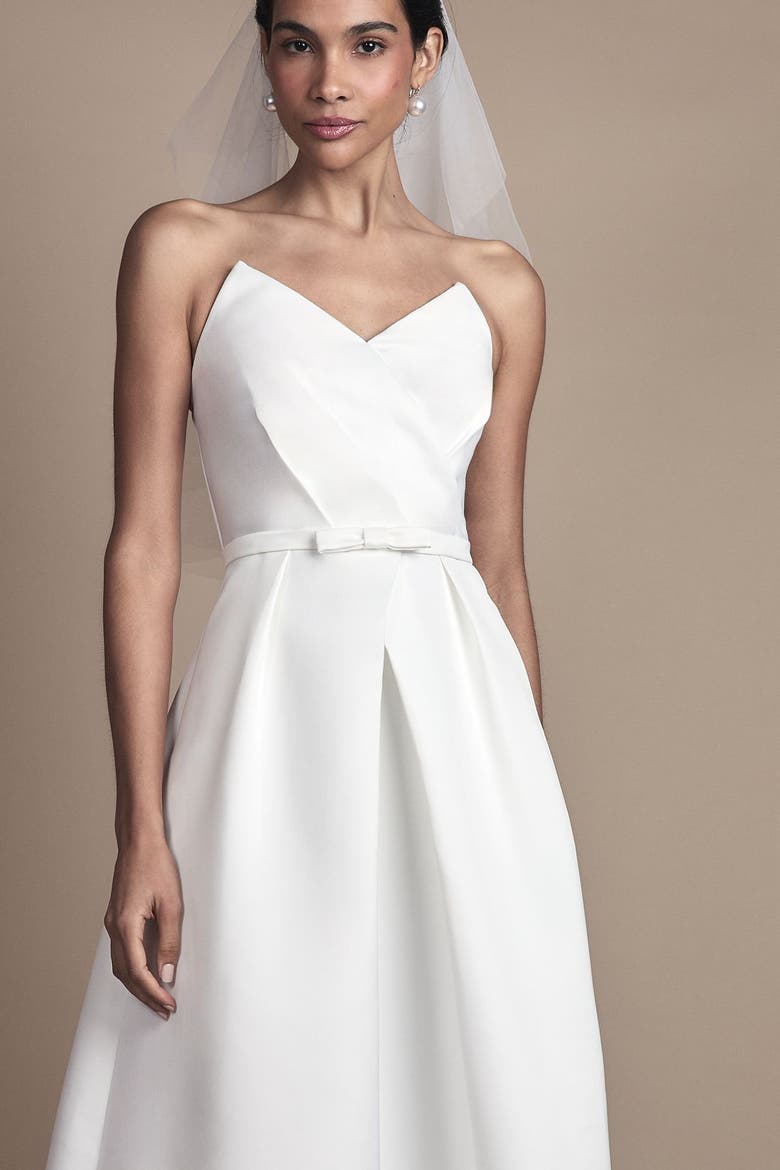 Sweetheart Wedding Dress, Alternate, color, Ivory