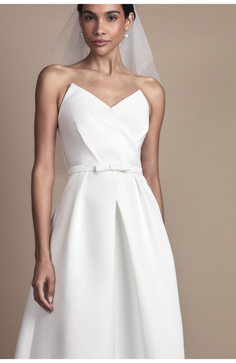 Coast Sweetheart Wedding Dress, Alternate, color, Ivory