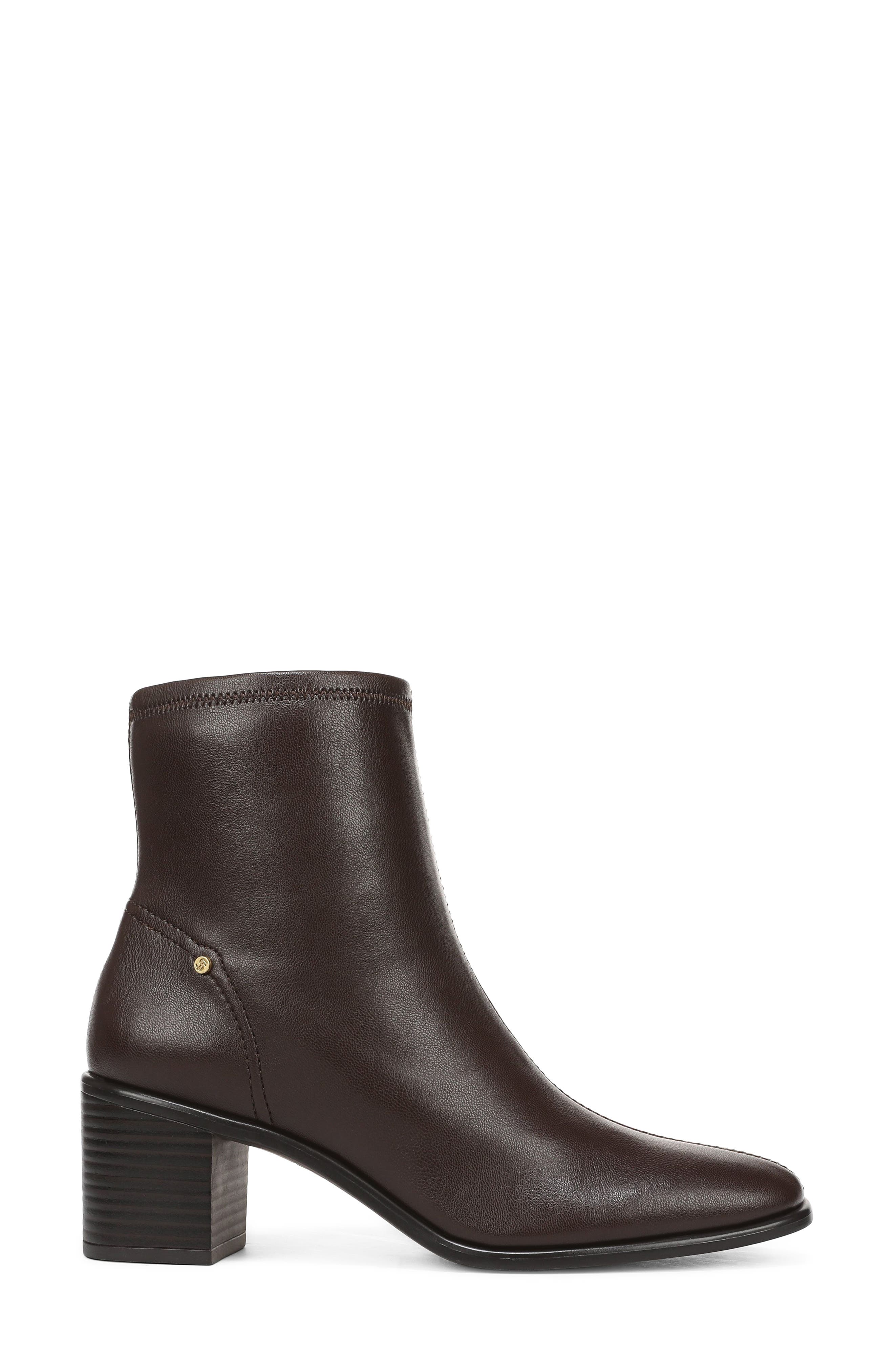 Akemi Faux Leather Bootie, Alternate, color, BROWN