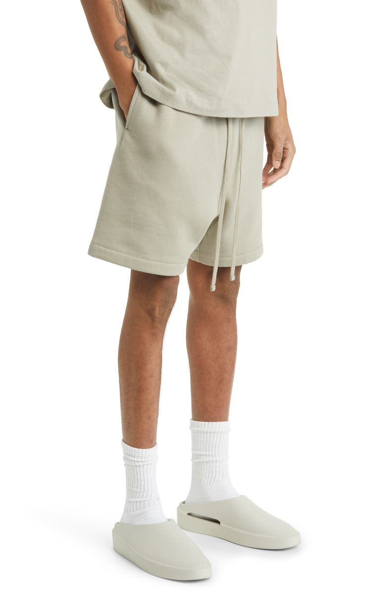 Fear of God Essentials Essentials Cotton Blend Drawstring Shorts, Alternate, color,