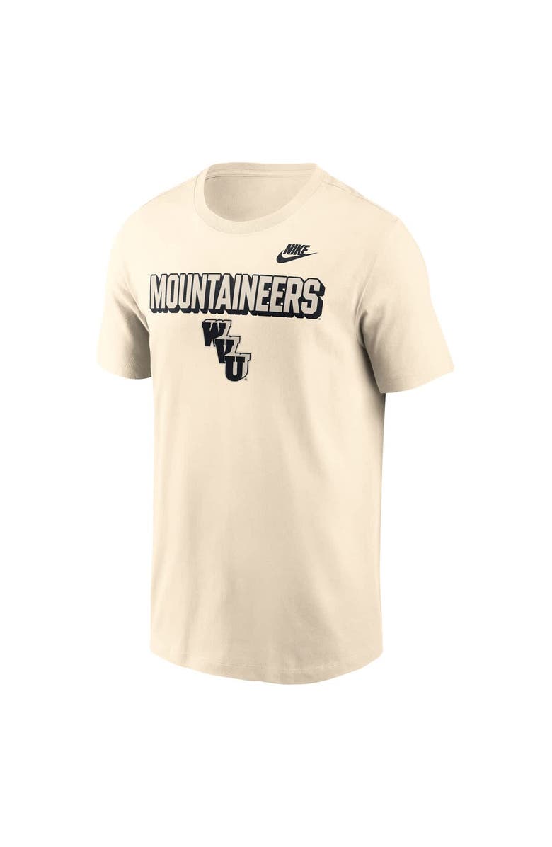 Nike Men's Nike Natural West Virginia Mountaineers Bold Fashion T-Shirt, Alternate, color, Natural