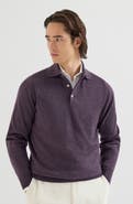 Brunello Cucinelli Cashmere knit polo shirt