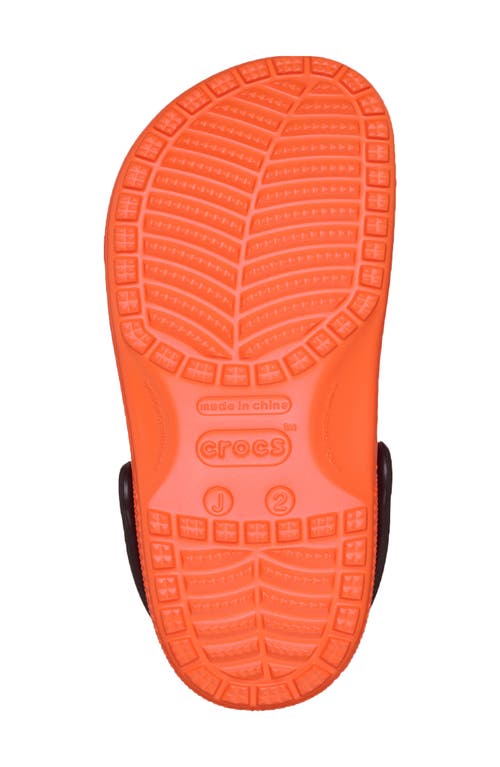 Crocs Kids' Classic Jack O' Lantern Lights Clog In Red