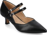 Journee Collection Carnation Kitten Heel Mary Jane Pump - Wide Width Available