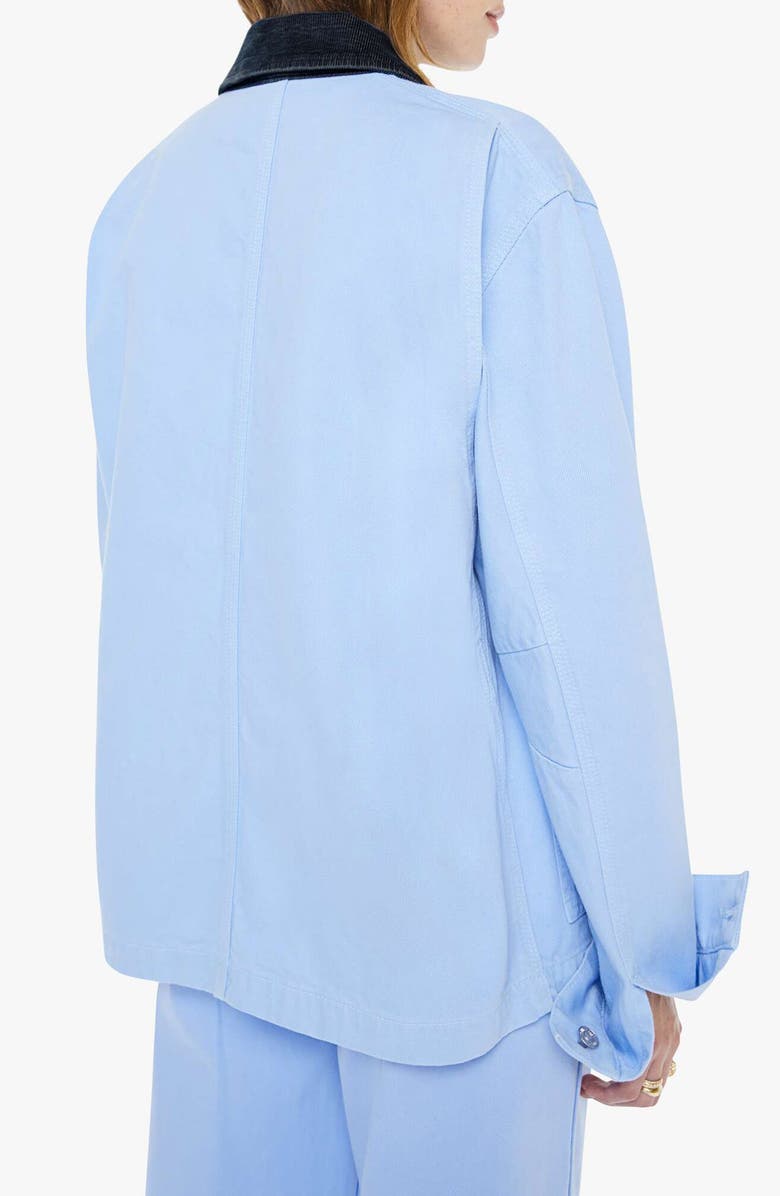 MOTHER The Frontline Twill Chore Jacket, Alternate, color, Horseplay Vista Blue