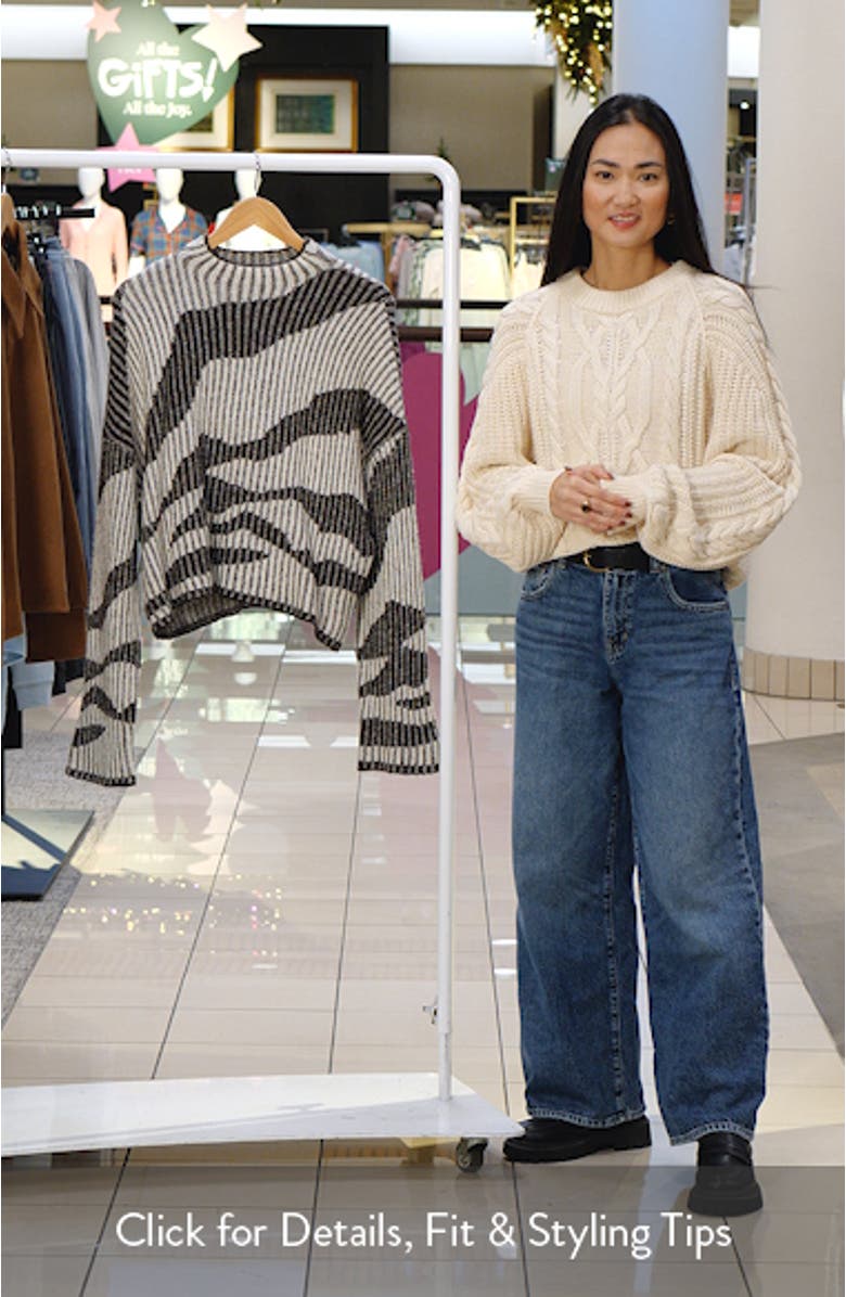 Scorpio Jacquard Pullover Sweater, sales video thumbnail