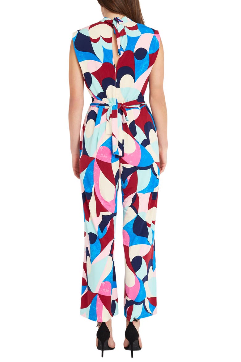 Straight Leg Jumpsuit, Alternate, color, CREAM/ BERRY