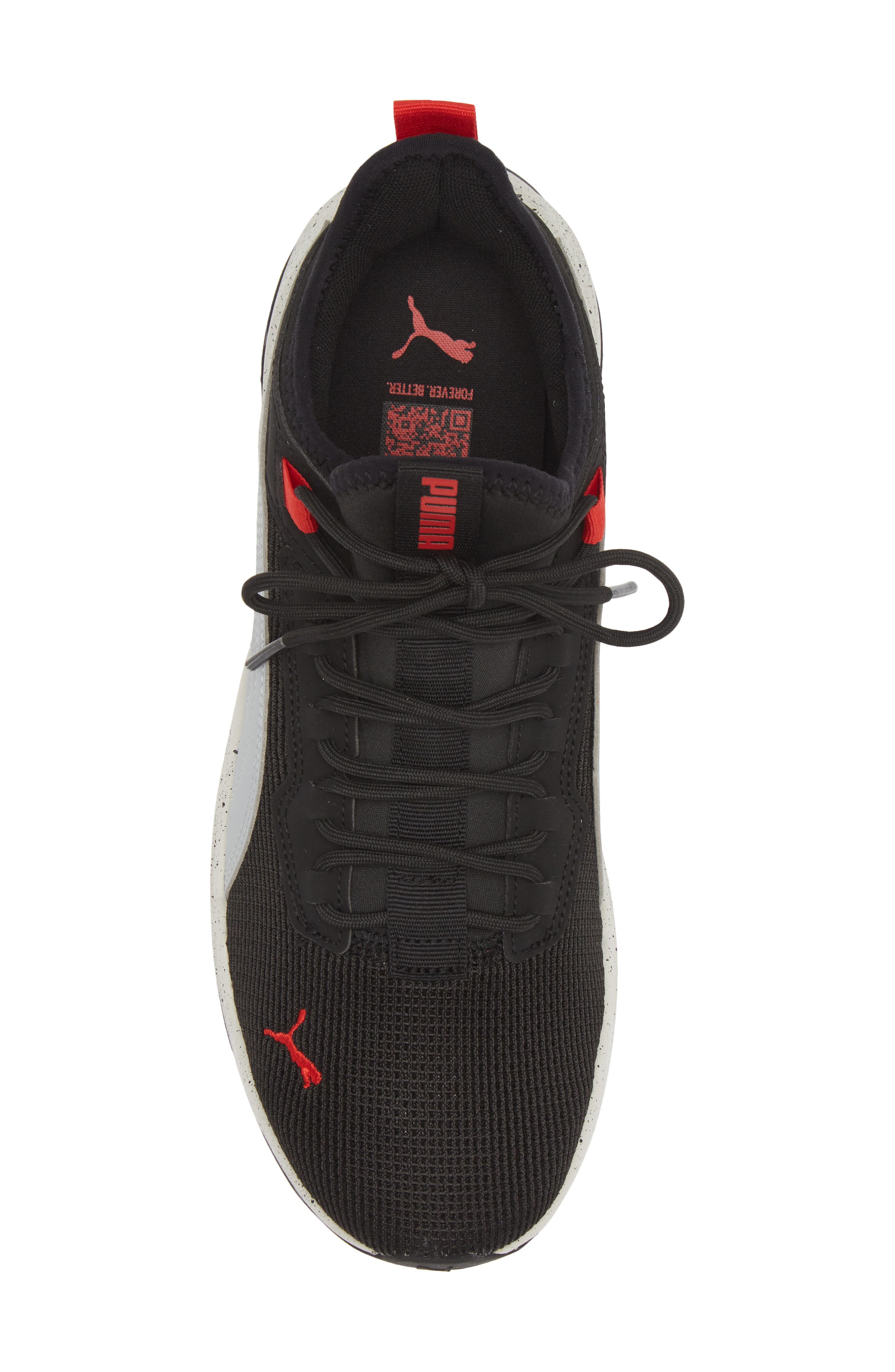 PUMA Stride Exero Speckle Sneaker, Alternate, color, Black