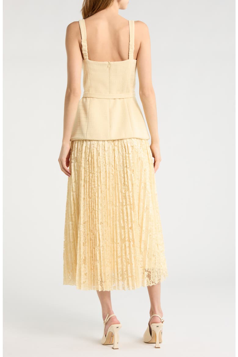 Caitlin Sleeveless Dress, Alternate, color, YELLOW