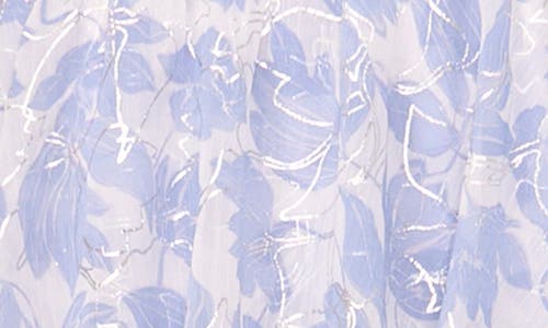 Halogenr Halogen(r) Floral Print Faux Wrap Dress In Rainwashed