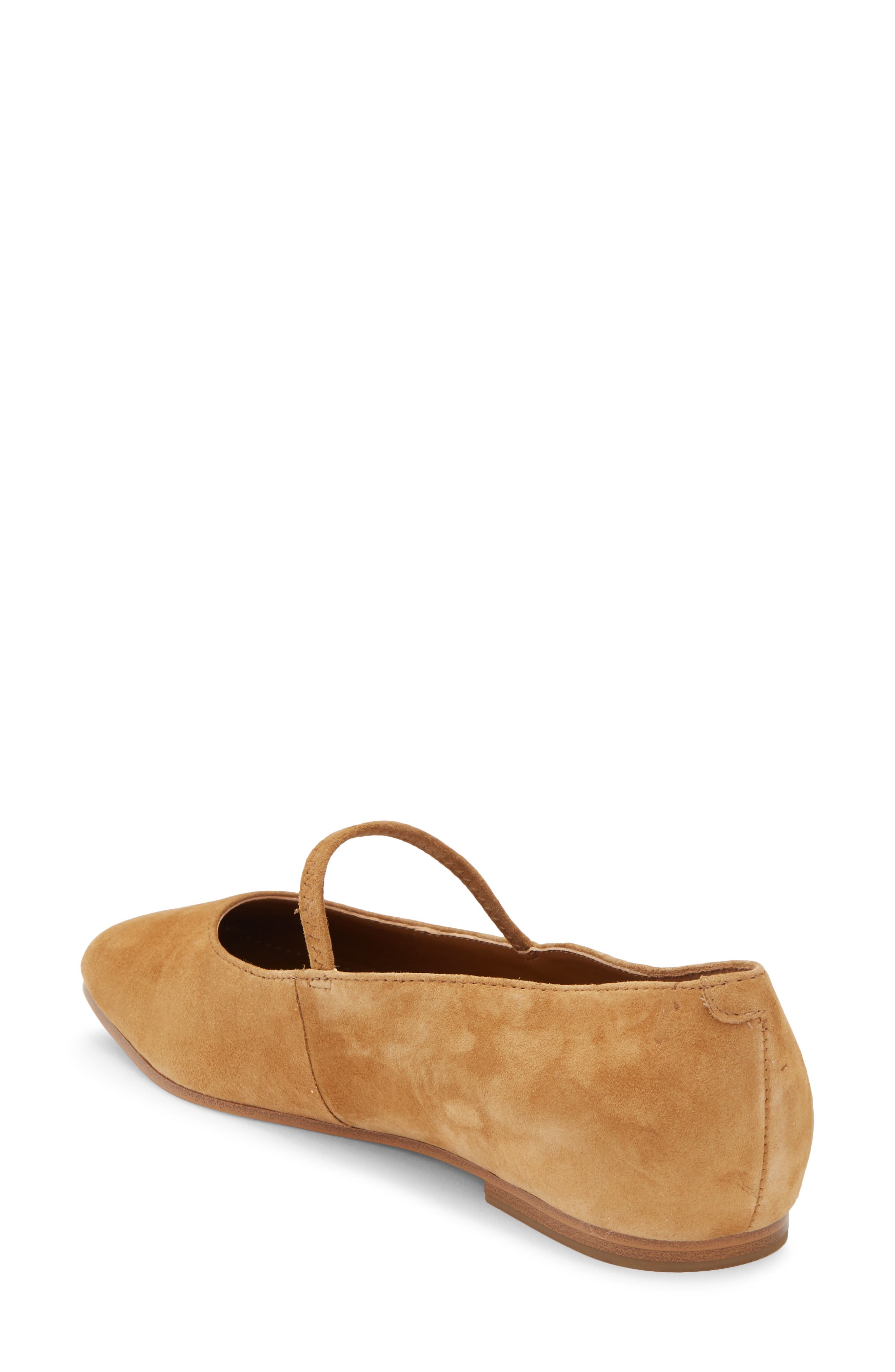 Urella Mary Jane Flat, Alternate, color, MEDIUM NATURAL SUEDE