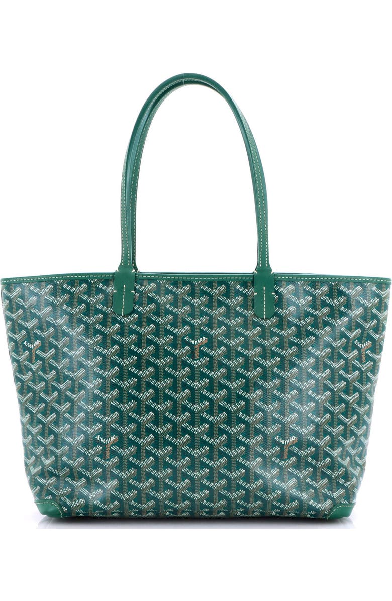 Pre-Owned Goyard Artois Tote Coated Canvas PM, Main, color, Green