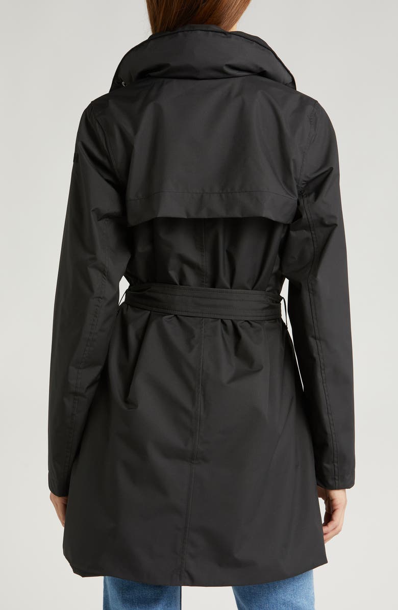 Helly Hansen Wesley II Waterproof Insulated Trench Coat, Alternate, color, Black