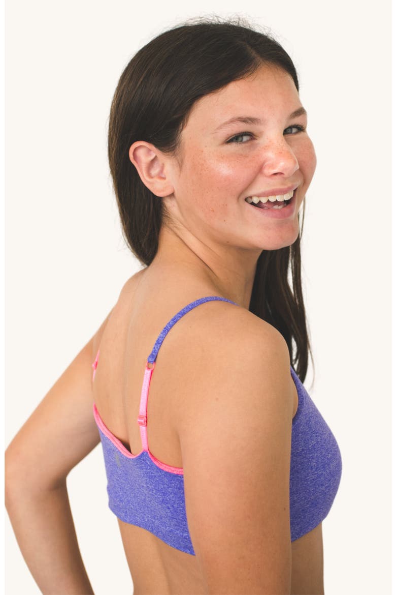 Bleum Seamless Reversible Bralette, Alternate, color, Lilac-Coral