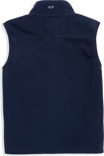 vineyard vines Kids' Harbor Fleece Zip-Up Vest Nordstrom