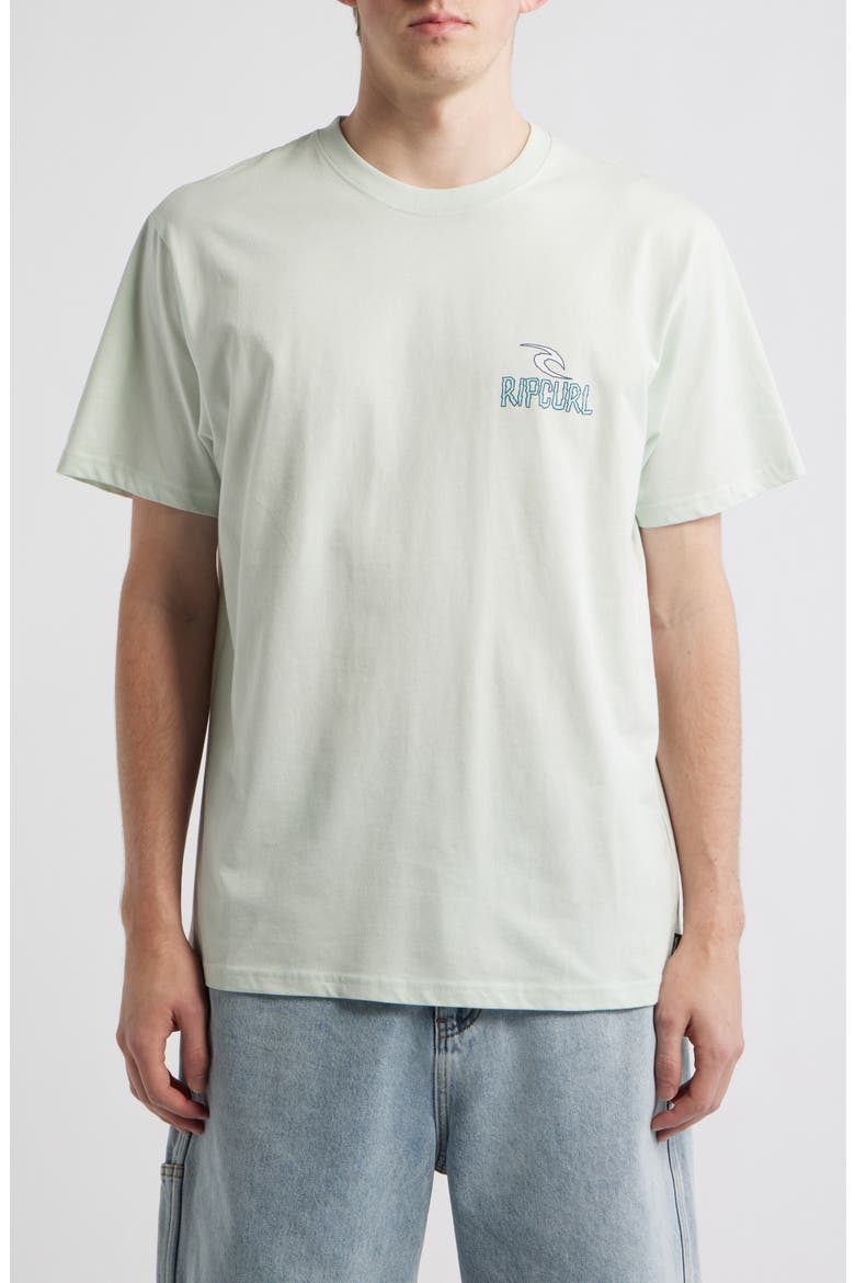 Shred Til Dead Cotton Graphic T-Shirt, Main, color, GREEN MIST