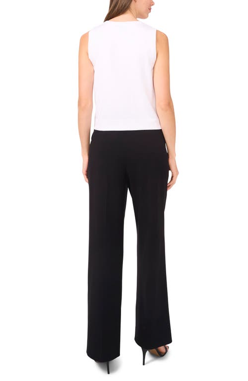 Halogenr Halogen(r) Crewneck Sweater Tank In Bright White