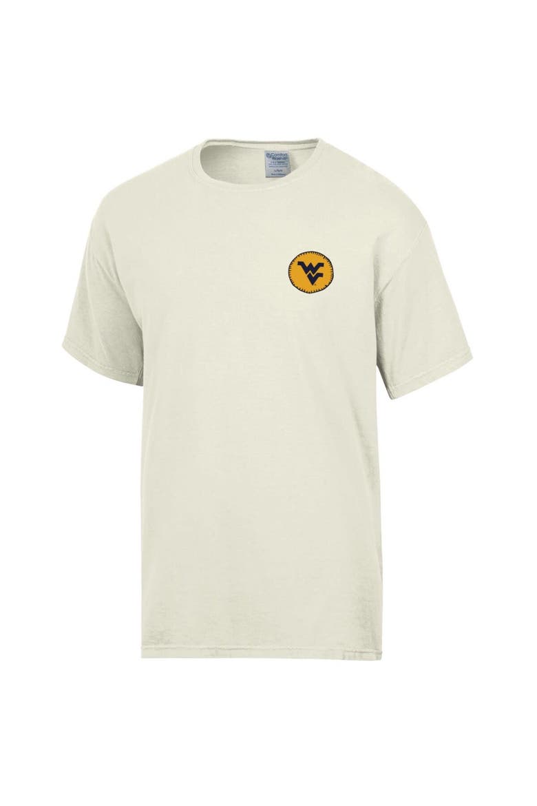 Men's Comfort Wash Cream West Virginia Mountaineers Camping Trip T-Shirt, Alternate, color, Cream