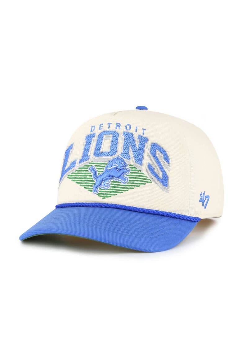 Men's '47 Cream Detroit Lions Pomona Rope Hitch Adjustable Hat, Main, color, Cream