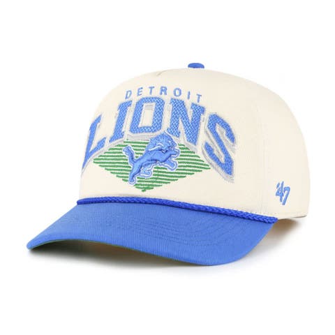 Men's '47 Cream Detroit Lions Pomona Rope Hitch Adjustable Hat