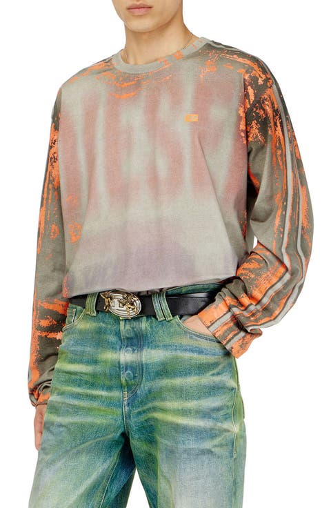 T-Filmy Long Sleeve Stretch Cotton T-Shirt