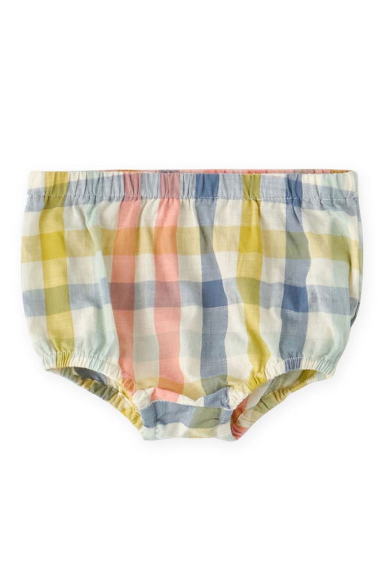 Check Organic Cotton Bloomers, Main, color, PICNIC