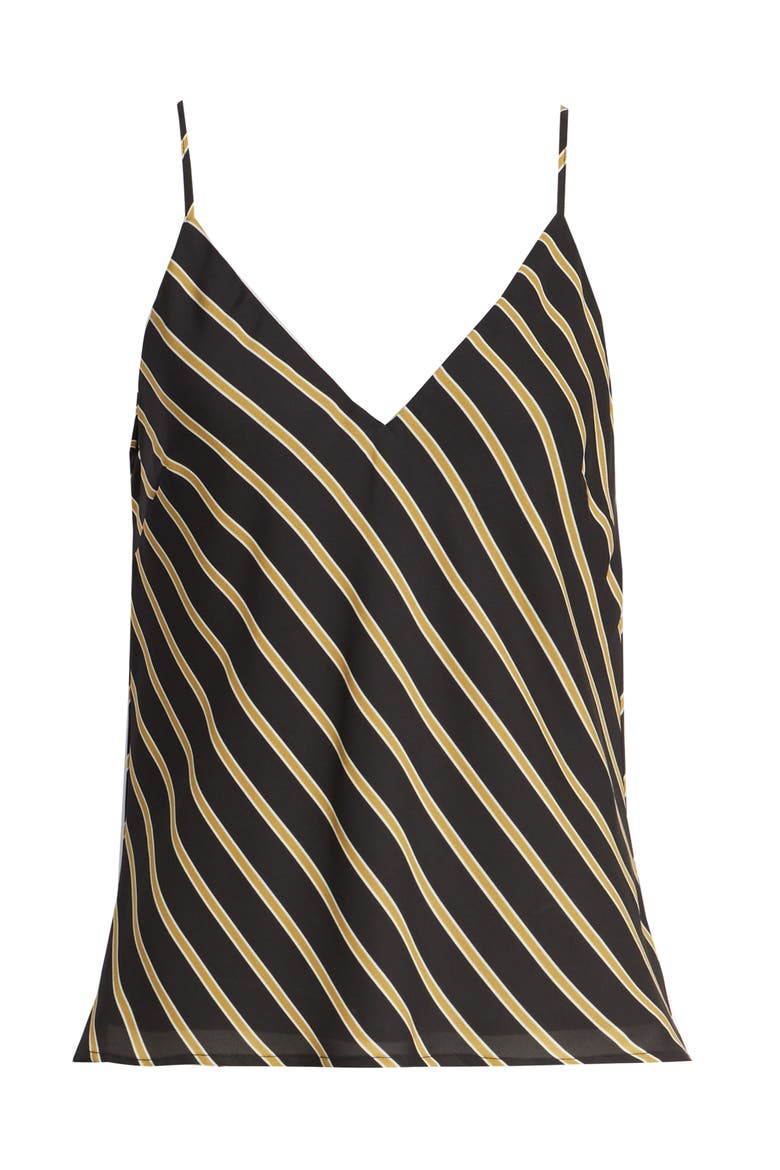 Stripe Camisole, Alternate, color, BLACK MUSTARD STRIPE