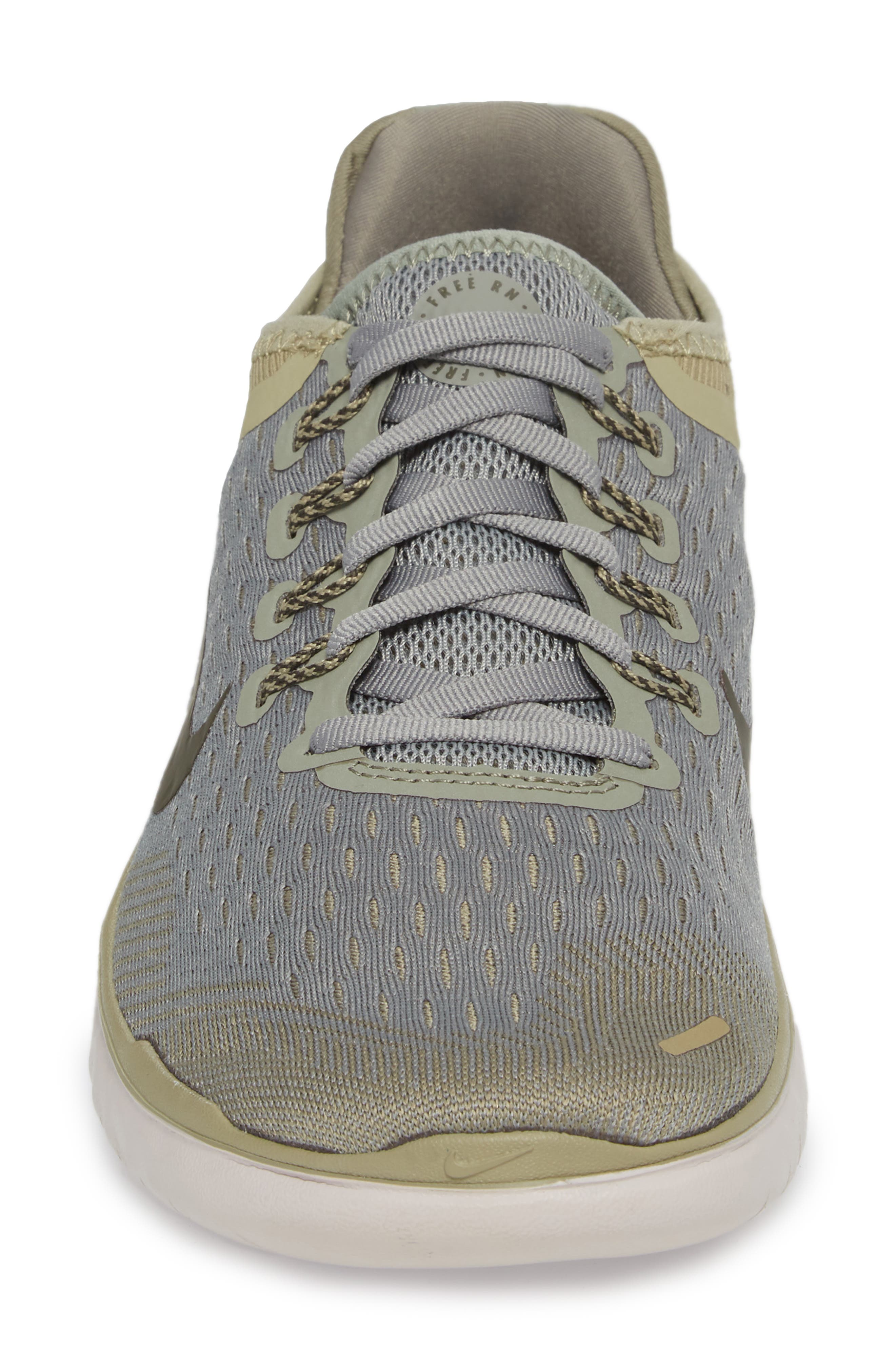Free RN 2018 Running Shoe, Alternate, color, DARK STUCCO/ CARGO KHAKI