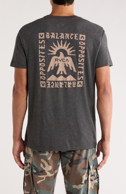 Rvca Las Cruces Graphic T-shirt In Gray