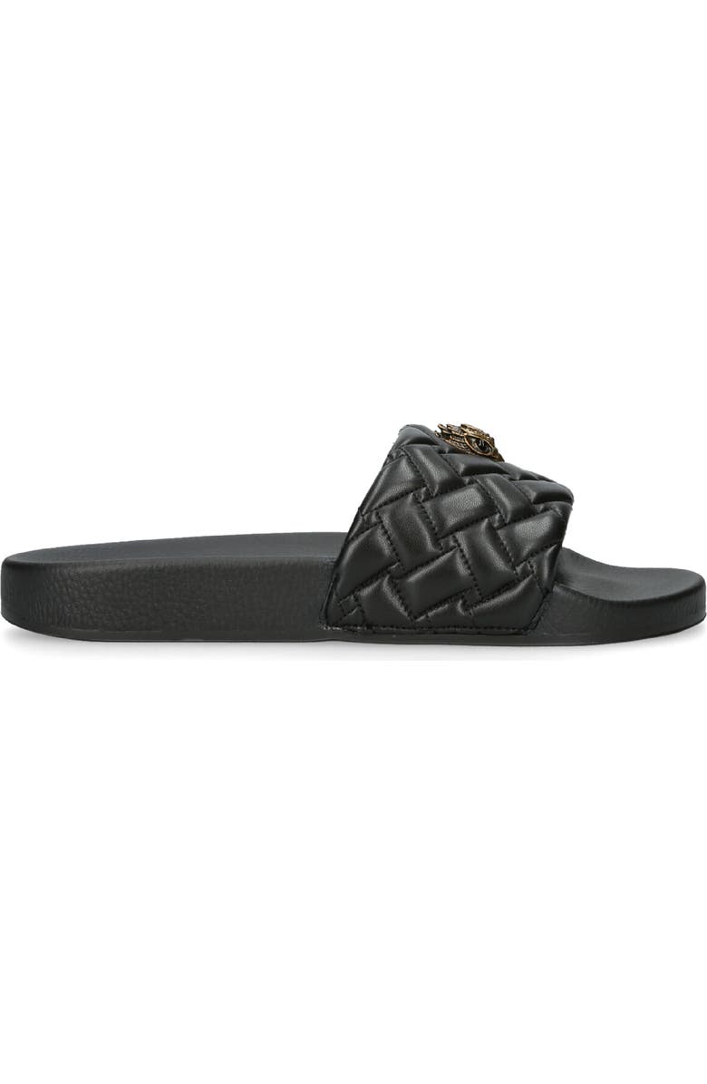 Kurt Geiger London Meena Eagle Slide Sandal, Alternate, color, Black