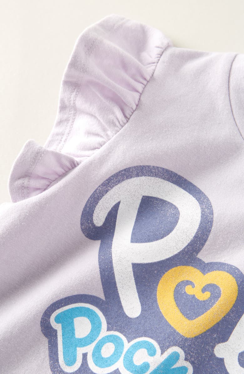 Tucker + Tate Kids' Ruffle Sleeve T-Shirt, Alternate, color, Purple Petal Polly Pocket