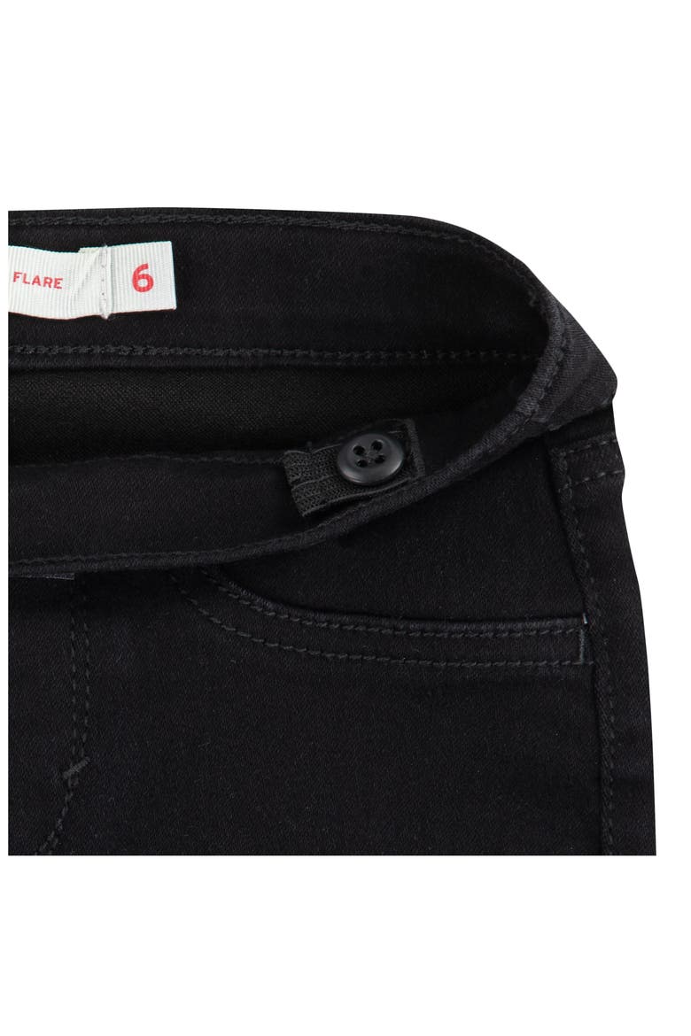 Kids' Pull-On Flare Jeans, Alternate, color, BLACK
