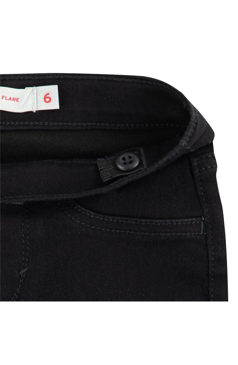 Levi's<sup>®</sup> Kids' Pull-On Flare Jeans, Alternate, color, Black