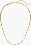 YOJ Stan Celestial Crystal Necklace in Gold