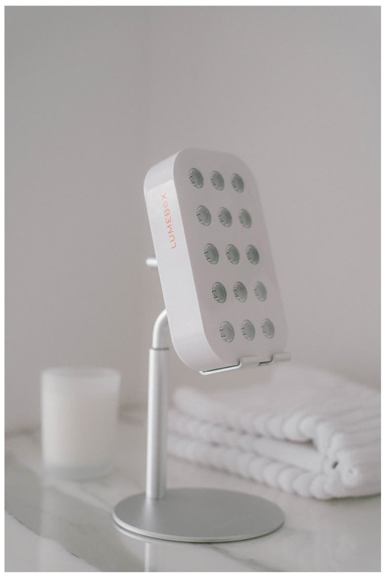 Red Light Lamp Stand, Alternate, color, SILVER