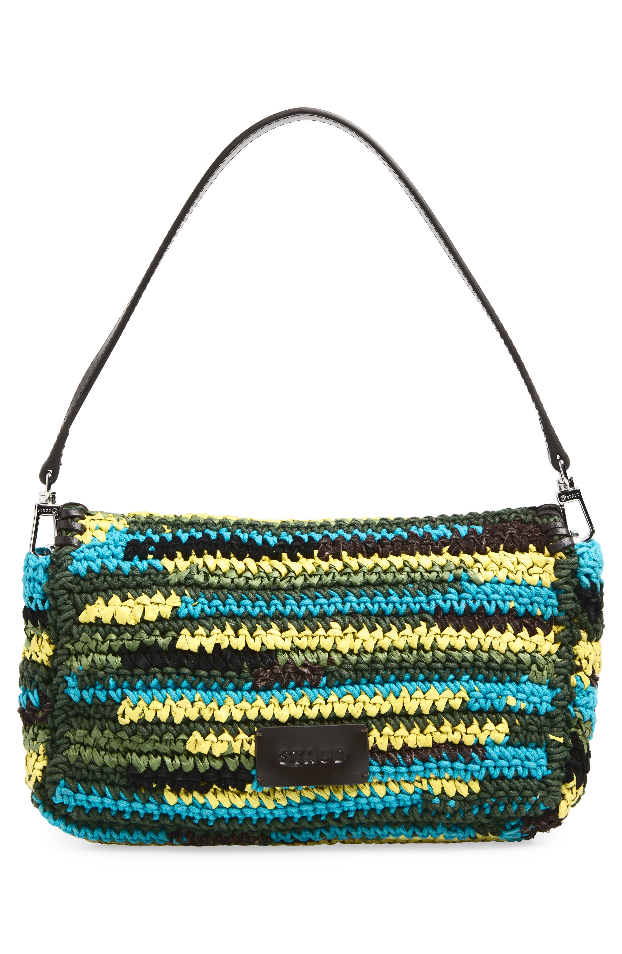 STAUD Timmy Beaded Shoulder Bag, Alternate, color, Happy Sack