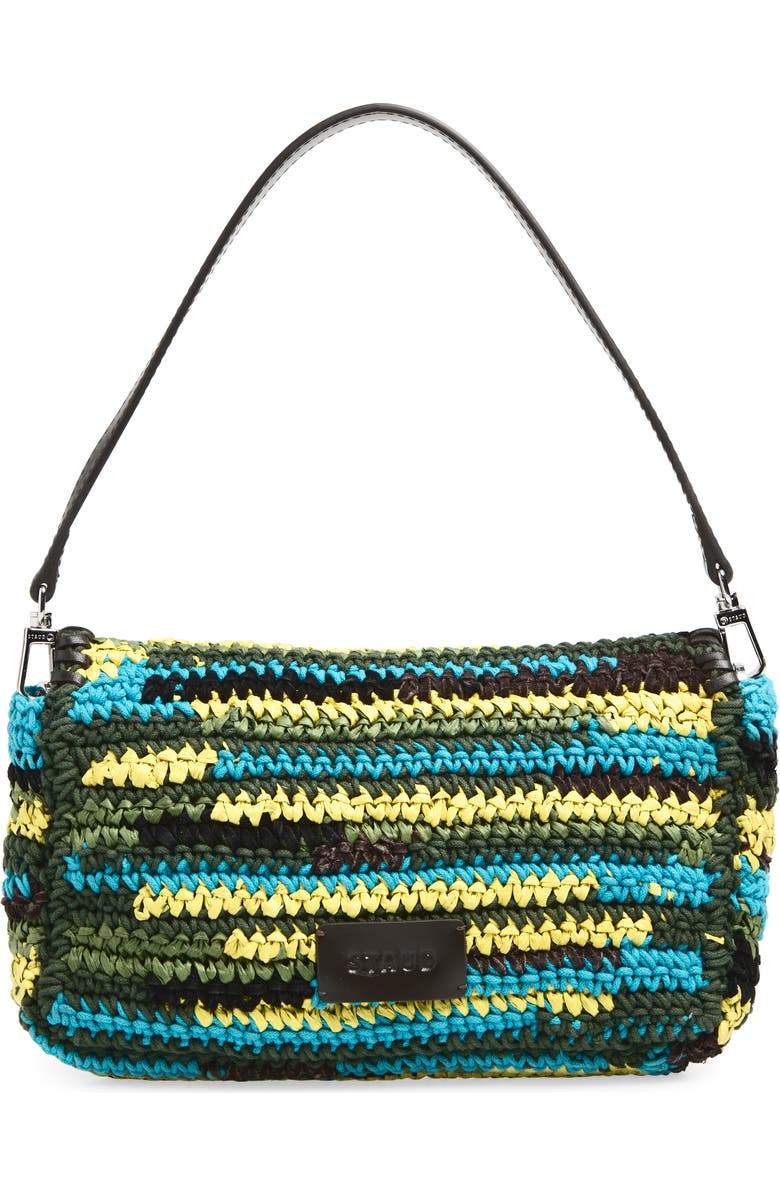 STAUD Timmy Beaded Shoulder Bag, Alternate, color, Happy Sack