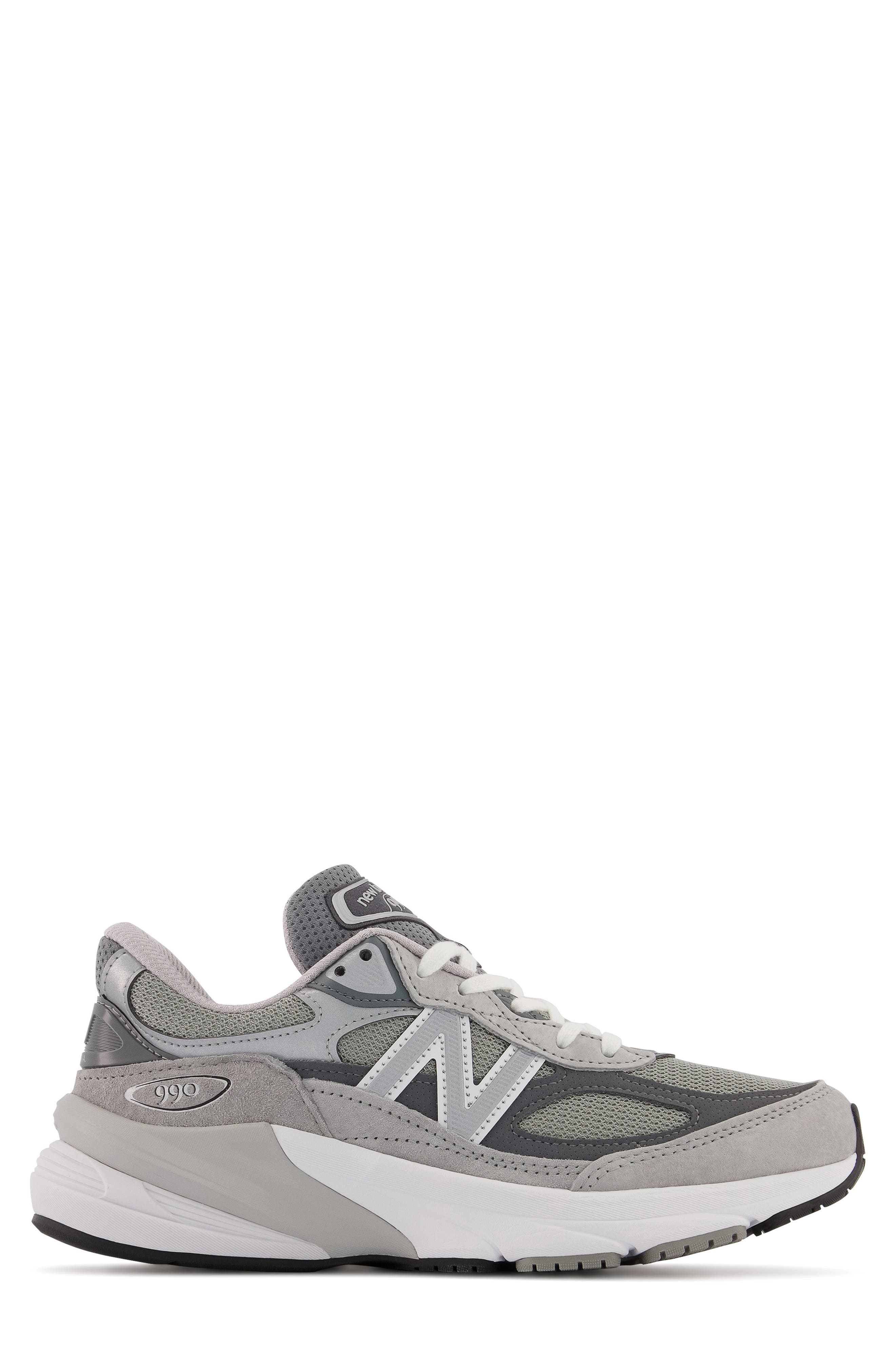 New Balance Made in USA 990 v6 Sneaker, Alternate, color, Grey/ Grey