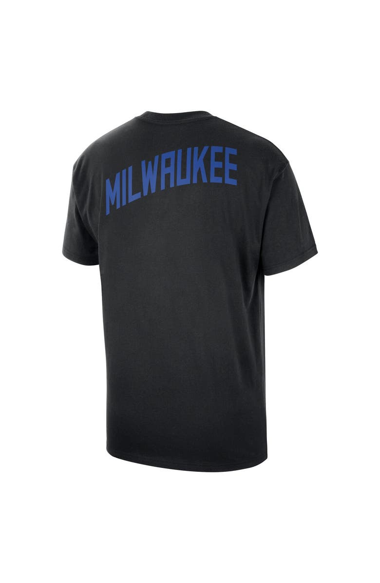 Nike Men's Nike Black Milwaukee Bucks 2023/24 City Edition Courtside Max90 T-Shirt, Alternate, color, 