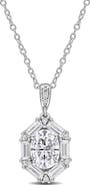 DELMAR Dew Lab-Created Moissanite Pendant Necklace