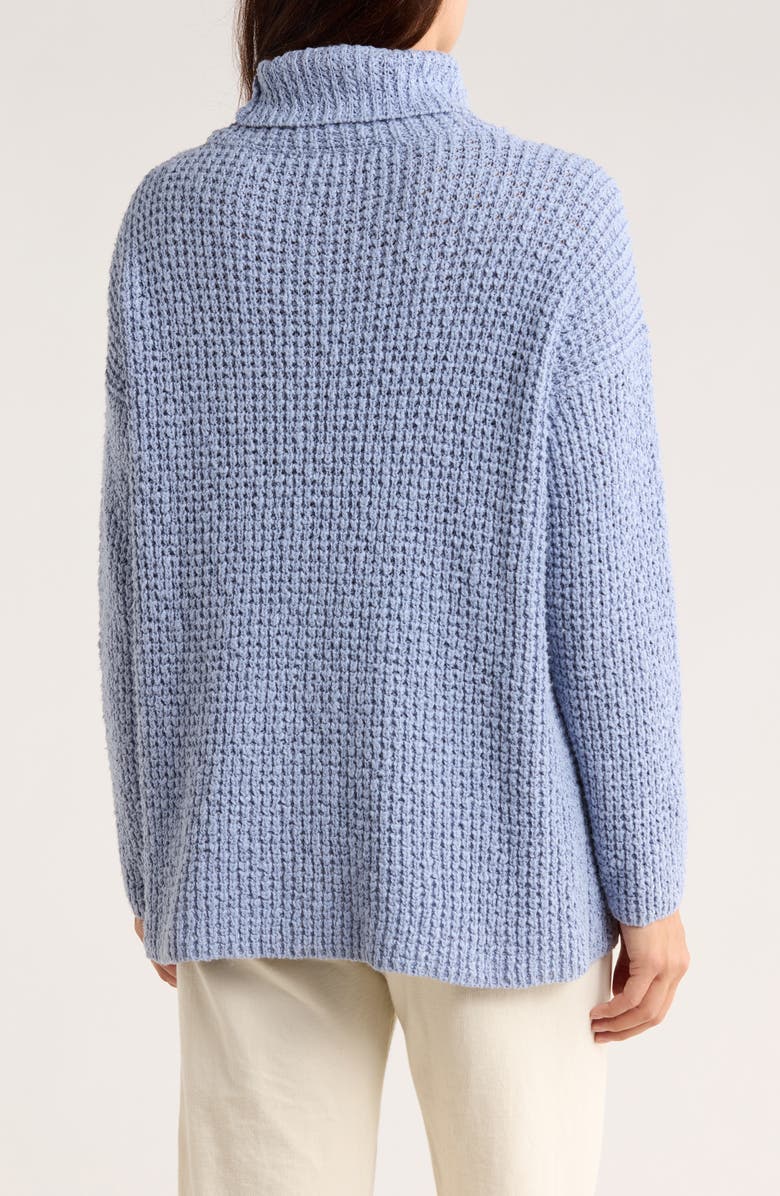 Eileen Fisher Organic Cotton Turtleneck Sweater, Alternate, color, 
