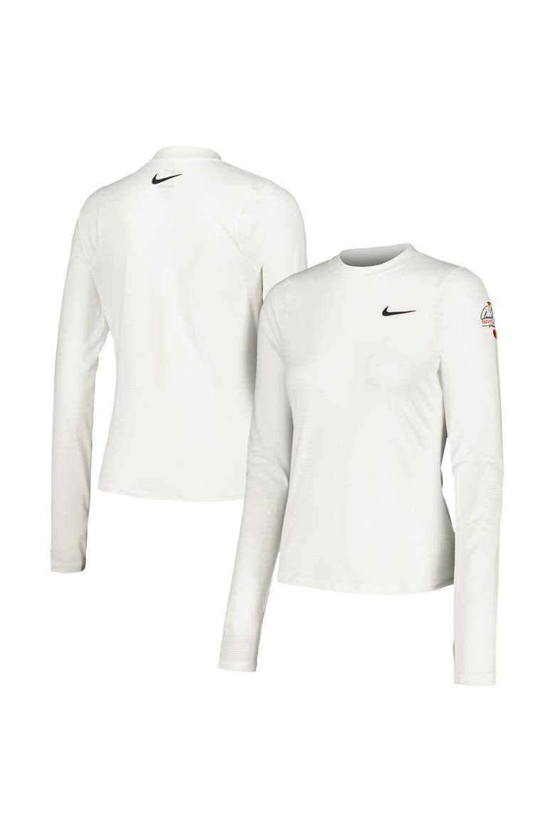 Women's Nike White Arnold Palmer Invitational UV Victory Printed Performance Long Sleeve Top, Main, color, White
