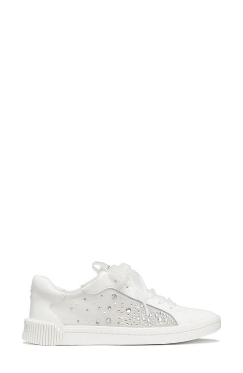 Kate Spade Women's Tori Crystal Sneakers In True White