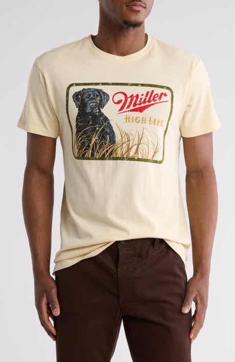 American Needle Miller High Life Dog Cotton Graphic T-Shirt