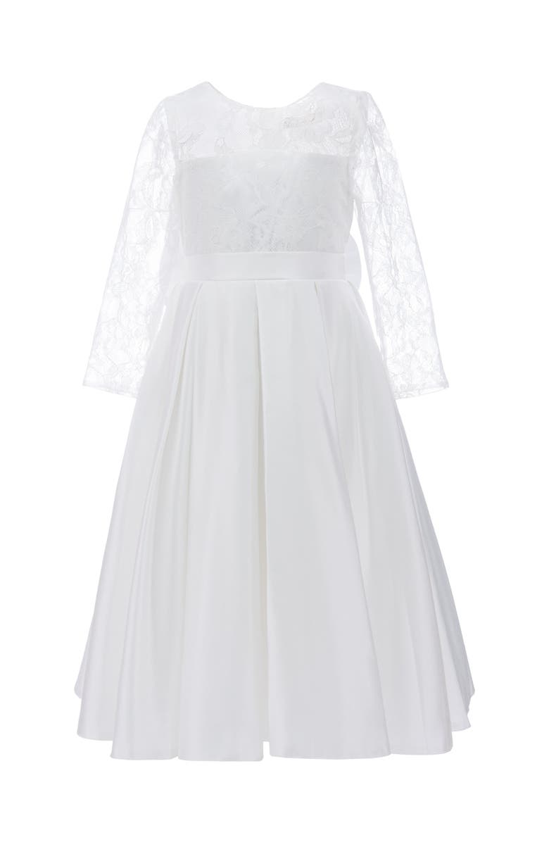 Tulleen Arcadia Satin Dress, Main, color, White