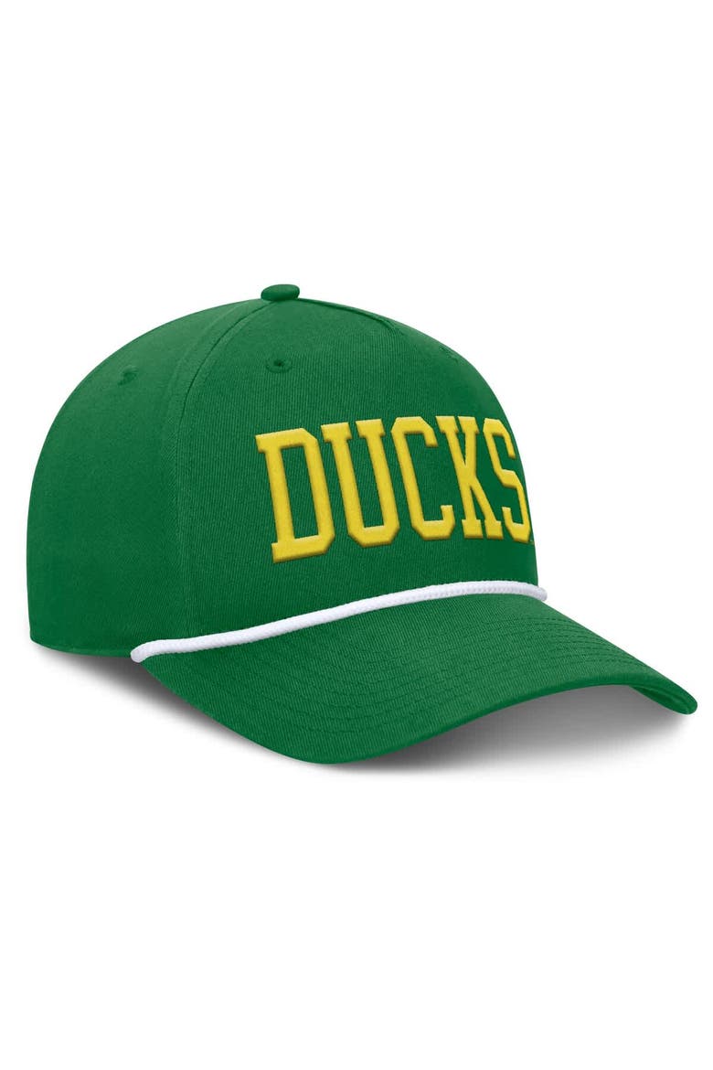 Men's Fanatics Green Oregon Ducks Foul Ball Rope Adjustable Hat, Alternate, color, Green